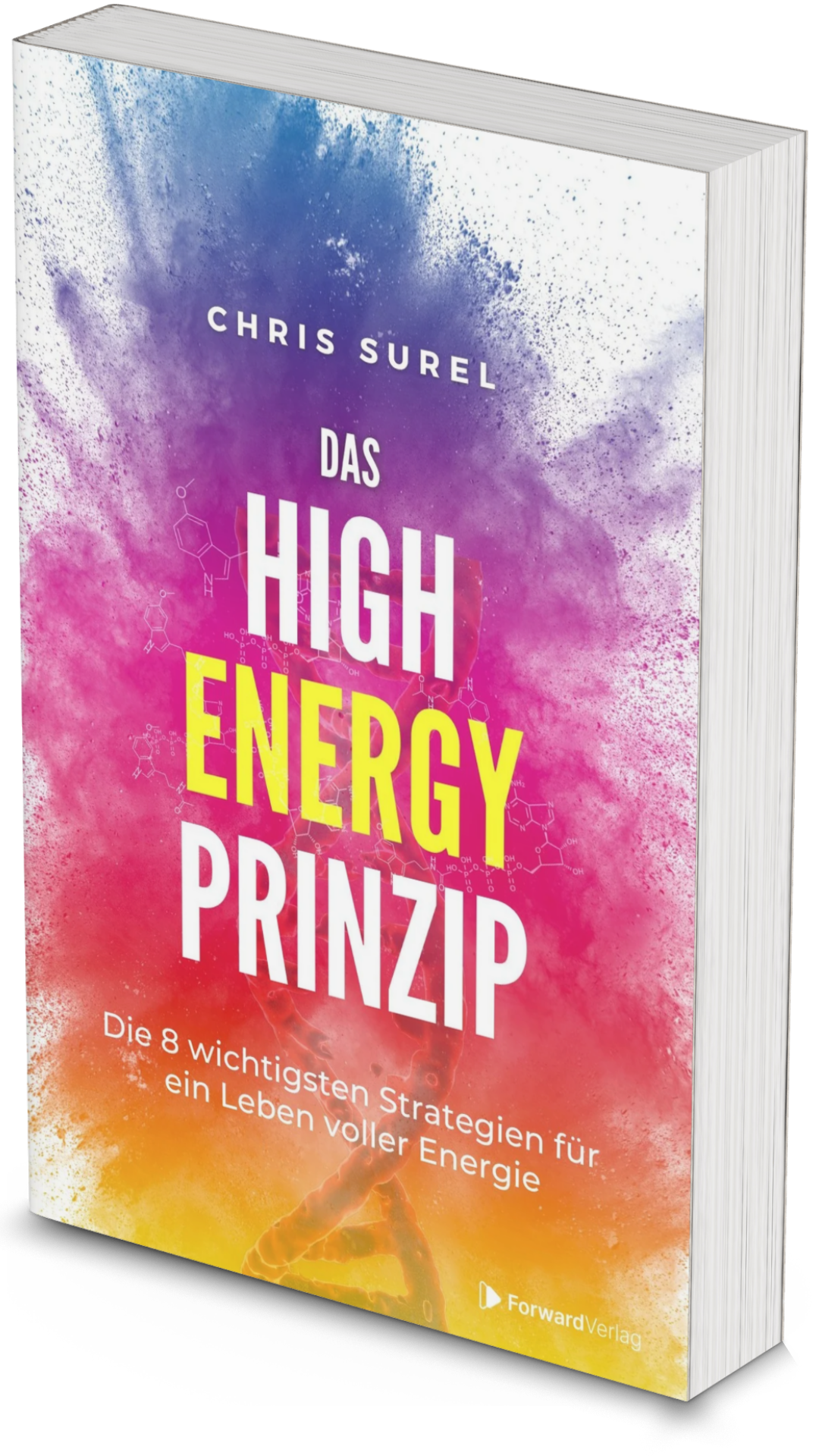High Energy Prinzip Buch Mockup